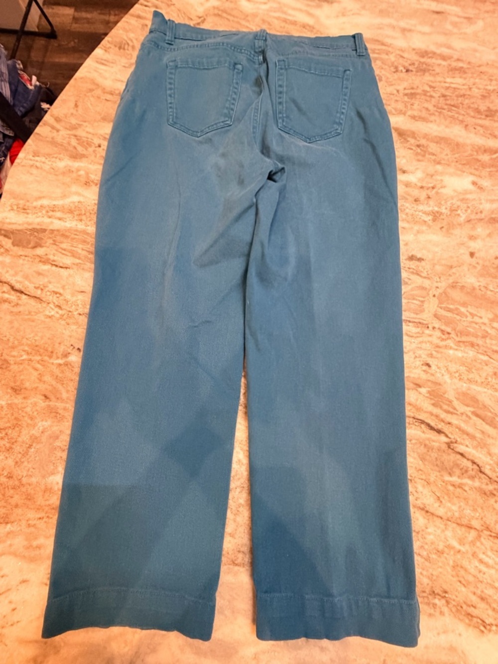Gloria Vanderbilt Amanda Jeans Womens Size 10 Teal Straight Leg Pants - Picture 5 of 8